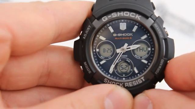 Часы Casio G-SHOCK AWG-M100SB-2A - инструкция, как настроить часы | Watch-Forum.RU смотреть онлайн