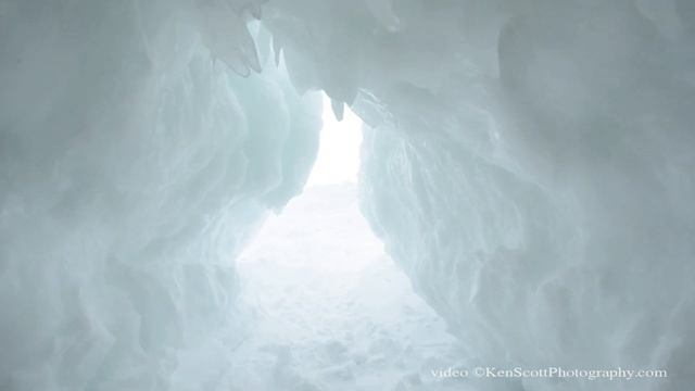 Lake Michigan ... ice cave exploring смотреть онлайн