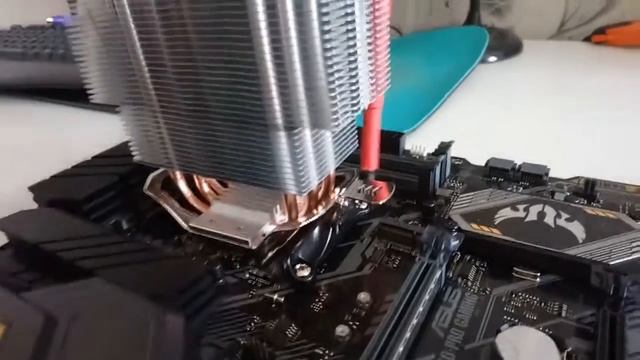 Установка радиатора охлаждения Deepcool Gammaxx 400. Часть 1. смотреть онлайн