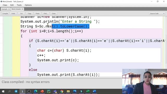String Program, Replacing the Vowel by Character Following it || ICSE 10th Computer Application смотреть онлайн
