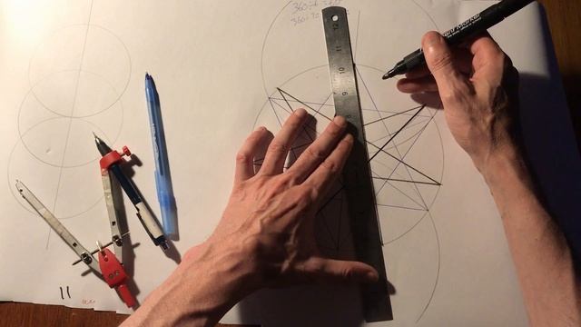 Heptagram - Heptagon 7 Pointed Star How To Draw
