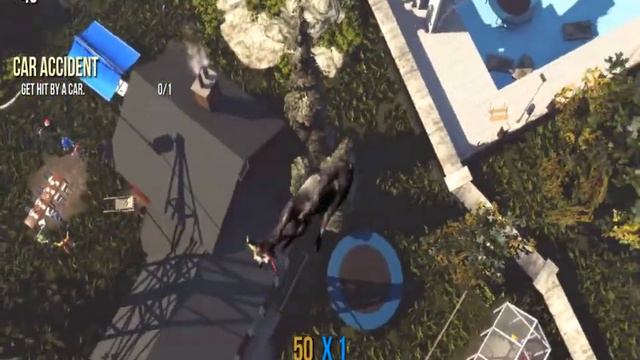 Goat simulator прыгаем на батуте и забавный баг смотреть онлайн