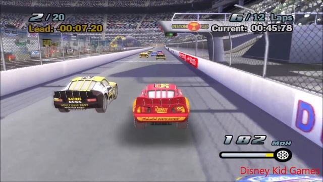 Disney Pixar Lightning McQueen Cars Movie Game 14 - Motor City Speedway смотреть онлайн