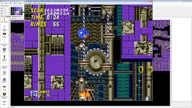 sonic 2 prototype hack thing cyber city смотреть онлайн