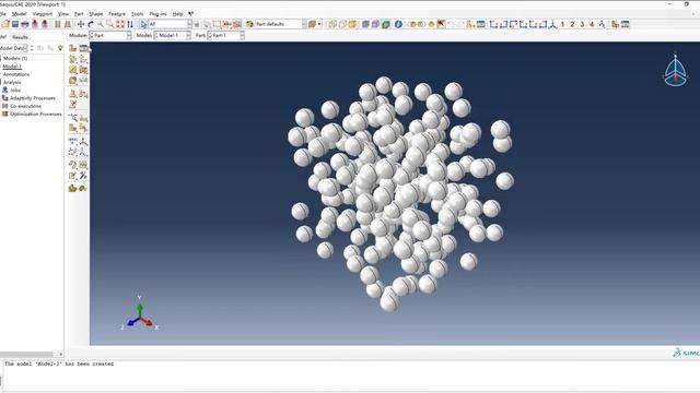 Use Python script to create a RVE model in ABAQUS смотреть онлайн