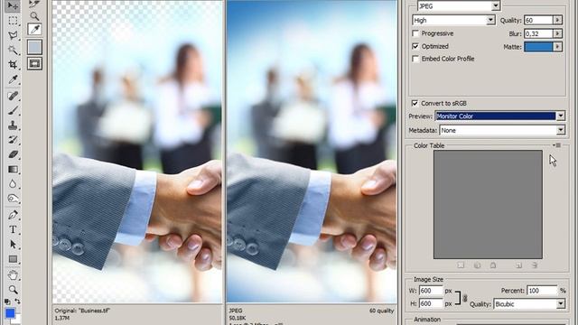Adobe Photoshop - Сохранение для Web смотреть онлайн