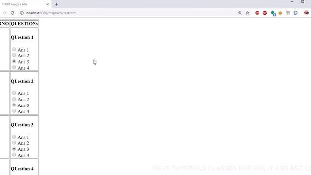 7. TYBSC IT SEM 5 ENTERPRISE JAVA PRACTICAL (SERVLET SIMPLE EXAM APPLICATION) смотреть онлайн