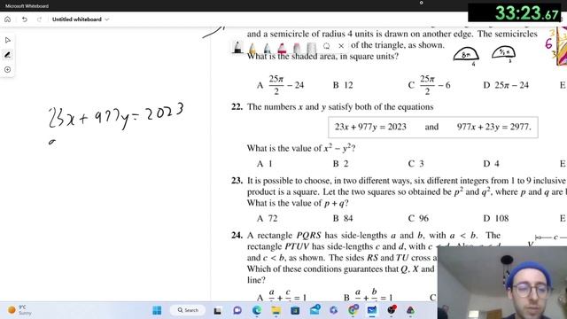 Intermediate Maths Challenge 2023 [Speedrun] смотреть онлайн
