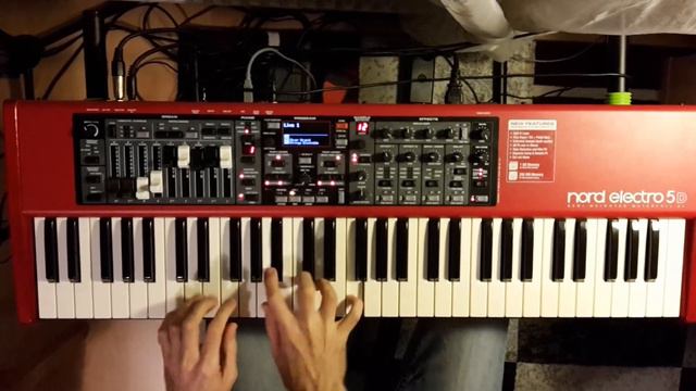 Relax - Groovy Piano Track on Nord Electro 5 смотреть онлайн