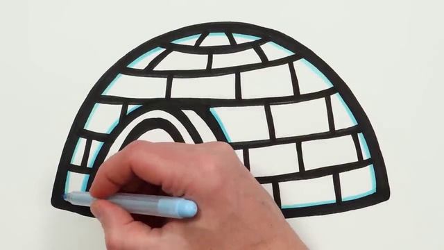 Рисуем иглу фломастерами. Рисование для детей смотреть онлайн