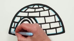 Рисуем иглу фломастерами. Рисование для детей