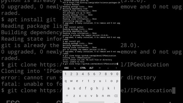 IP-GEOLOCATION termux смотреть онлайн