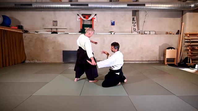 Hanmi Handachi Katate-dori Kaiten'nage - 半身半立技片手取り回転投げ - Aikido Virtual Dojo