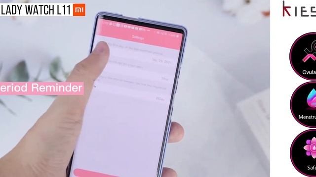 Xiaomi Kieslect Smart Lady Business Fitness Watch L11 in Pakistan | Dab Lew Tech смотреть онлайн