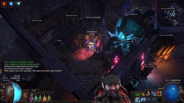 Uber Awakener - 3.20.2c - Sanctum SC - Mjölner Manabond Hierophant [Photosensitive Epilepsy Warning смотреть онлайн