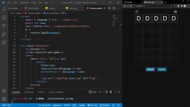 Wordle programmieren mit Svelte + Netlify Functions смотреть онлайн