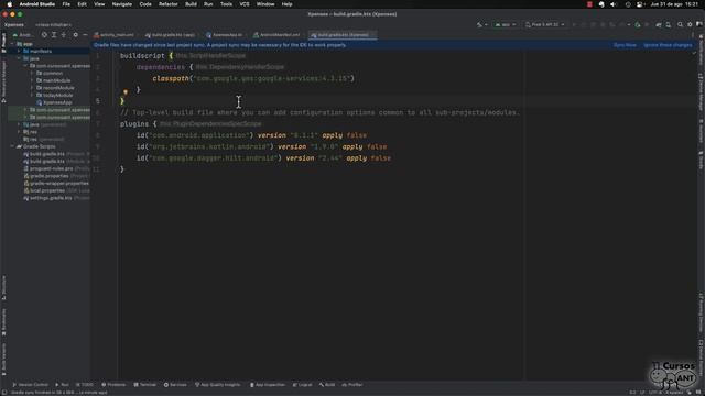 Añadir dependencias a Gradle en el nuevo Kotlin DSL, Hilt y Firebase con asistente de Android Studi смотреть онлайн