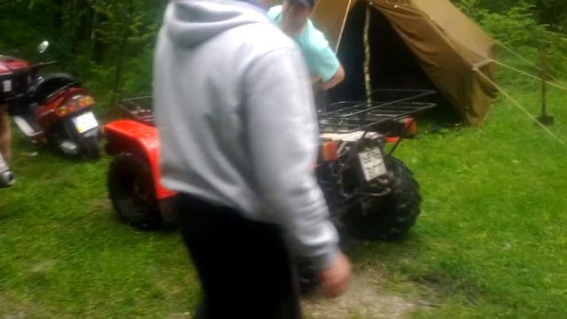 ЗИМ 350.Раздуваем монгал в сырую погоду. смотреть онлайн
