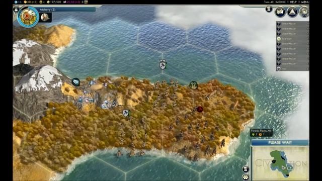 Civ 5 with City-State Diplomacy Mod and R.E.D modpack Part 2 смотреть онлайн