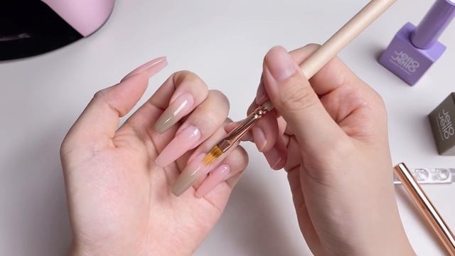 마음대로 반지네일?? 손으로 만지는 젤이 있다?!? 폴리젤연장 / 셀프네일 / 네일아트 / 손톱연장 / 네일 asmr смотреть онлайн