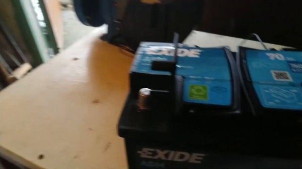 Распаковка — Автомобильный аккумулятор Exide Hybrid AGM EK700