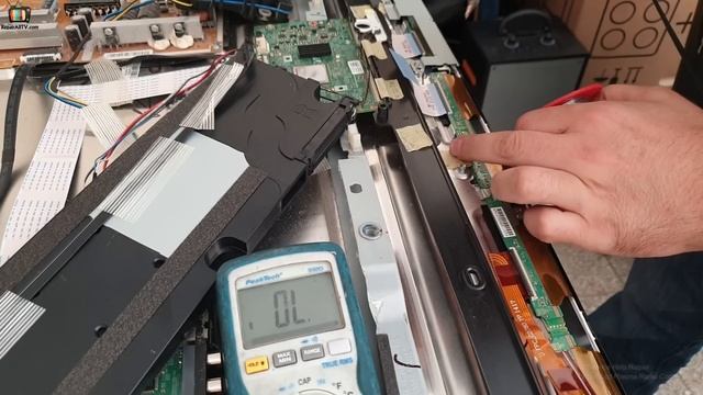 SAMSUNG UE48H8080SQ TV SAMSUNG Curved no picture on screen sound works lighting panel works смотреть онлайн