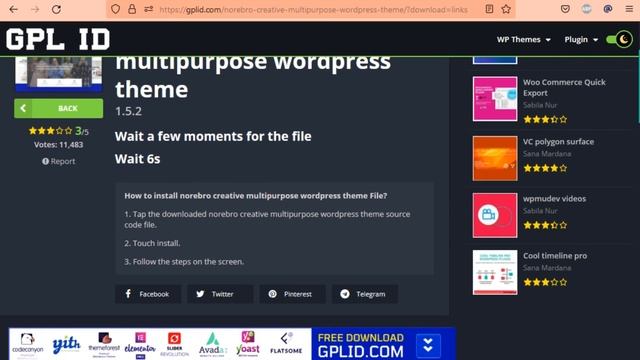 Norebro Creative Multipurpose Wordpress Theme смотреть онлайн