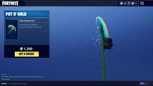 POT O' GOLD PICK AND SGT. GREEN CLOVER ITEMS ADDED TO FORTNITE!!! смотреть онлайн