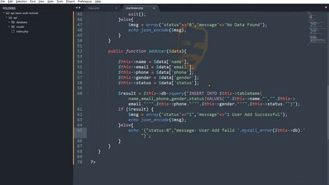 create crud rest api with basic auth and use it to flutter and web смотреть онлайн