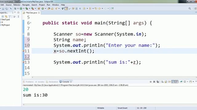 Getting Input from User in Java | How to get input from user in java using Scanner Class| Scanner смотреть онлайн