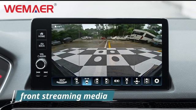 Wemaer OEM Auto Electronics 360 Degree Car Security Camera 3D Bird View System Around View Car Reve смотреть онлайн