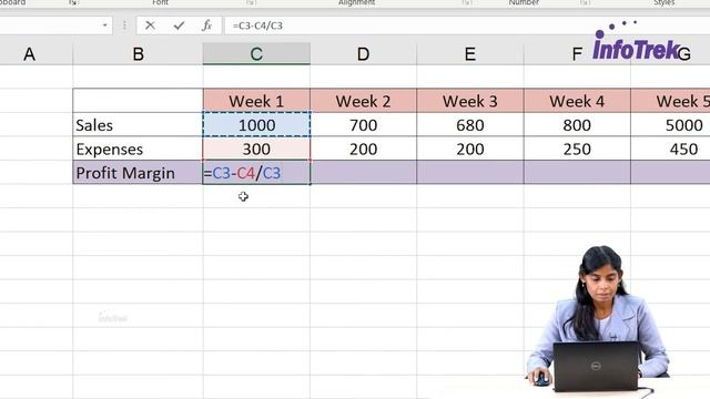 Calculate profit margin with formula in Excel (PROFIT MARGIN %) | Excel Tutorial смотреть онлайн