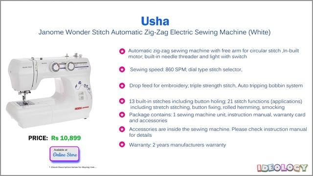 Top 10 Best Sewing Machine | Best Selling Sewing Machine for Beginners in India 2020 смотреть онлайн