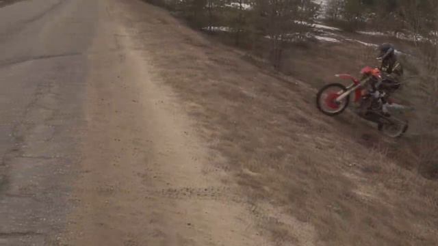 Ранняя весна. Эндуро покатушка. смотреть онлайн