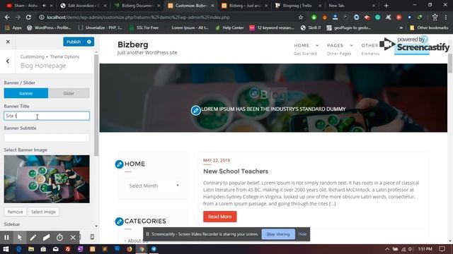 Bizberg WordPress Theme: Change Breadcrumb Title & Subtitle смотреть онлайн