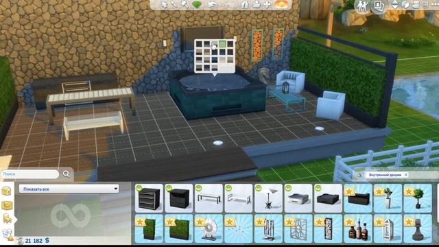 Внутренний Дворик Обзор The Sims 4 смотреть онлайн