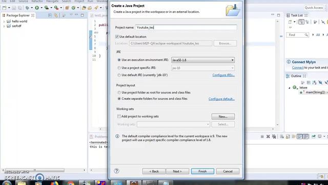 Eclipse Oxygen installation with JDK-10/JRE Error of project. Unbound JRE 9 смотреть онлайн