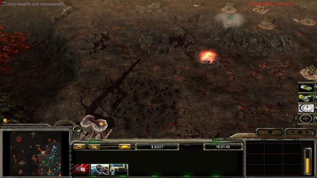 C&C Generals Contra 009 Stealth General Vs Flame General[Hard](2)