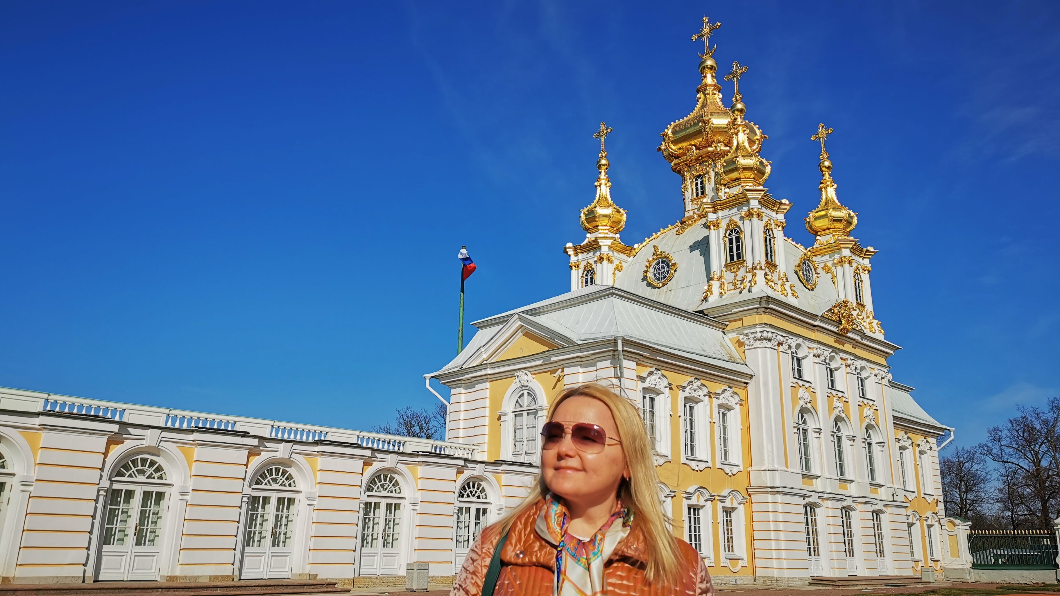 Придворная церковь Большого Дворца в Петергофе. Санкт-Петербург смотреть онлайн