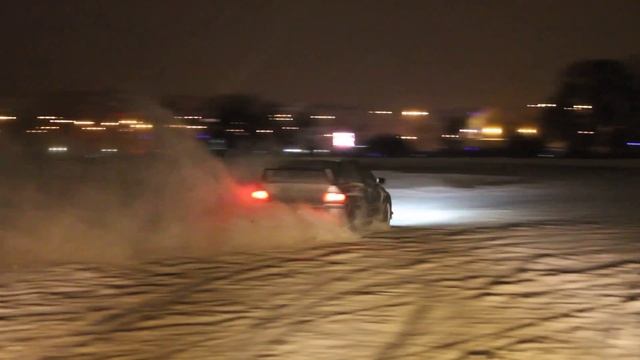 Lancer Evolution Drift Snow Kemerovo 2