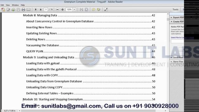 Greenplum Online Training & Placement With live project смотреть онлайн