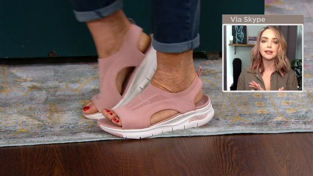 Skechers Arch Fit Washable Slingback Sport Sandals - City Catch On QVC