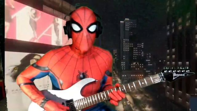 Spider-Man Playing Spider-Man On Guitar смотреть онлайн