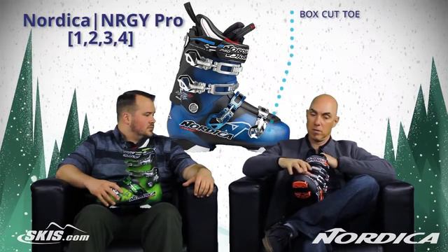 2016 Nordica NRGY Pro 1, 2, 3, And 4 Mens Boot Overview By SkisDotCom