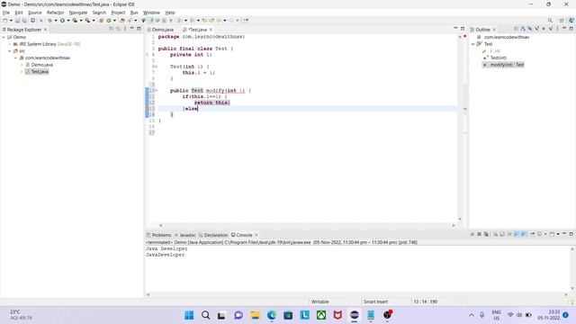 Immutable class? Immutability? String VS StringBuffer wrt immutability? #java #javadeveloper #codin смотреть онлайн
