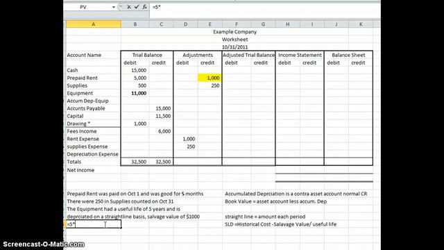 Worksheet EXAMPLE смотреть онлайн