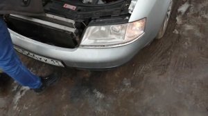 Audi a6 дымит и троит