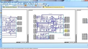 Восстановленная электрическая схема усилителя Электроника ЭФ-017 стерео 1985г.