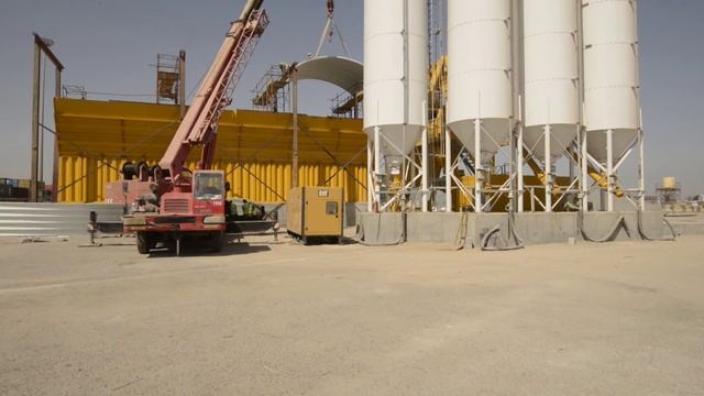 Batching plant K-Span work at Shuwaikh port IC смотреть онлайн