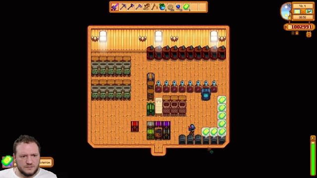 Пришла зима. Еще немного багровых пустошей и сюрприз. Stardew Valley Expanded. смотреть онлайн